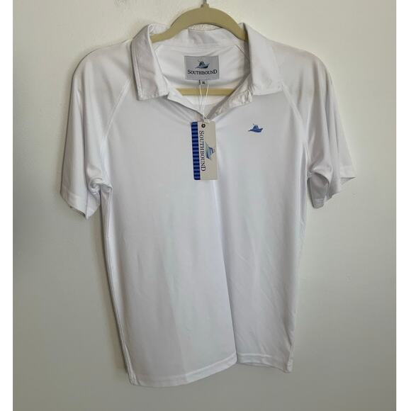 Southbound Performance White Boys Polo NWT size XL - Picture 1 of 3
